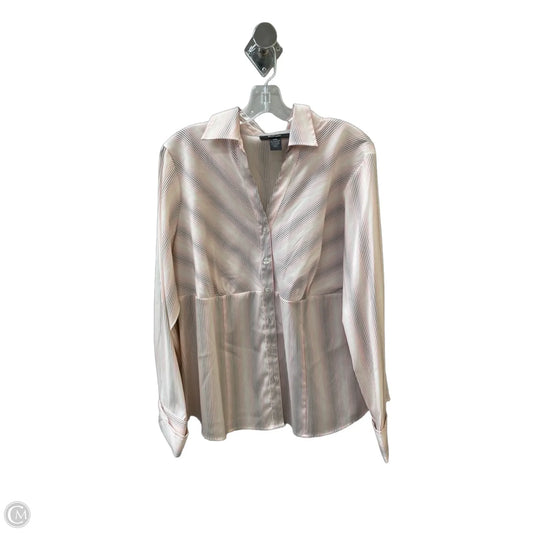 Top Long Sleeve By Style And Company In Pink, Size: 14