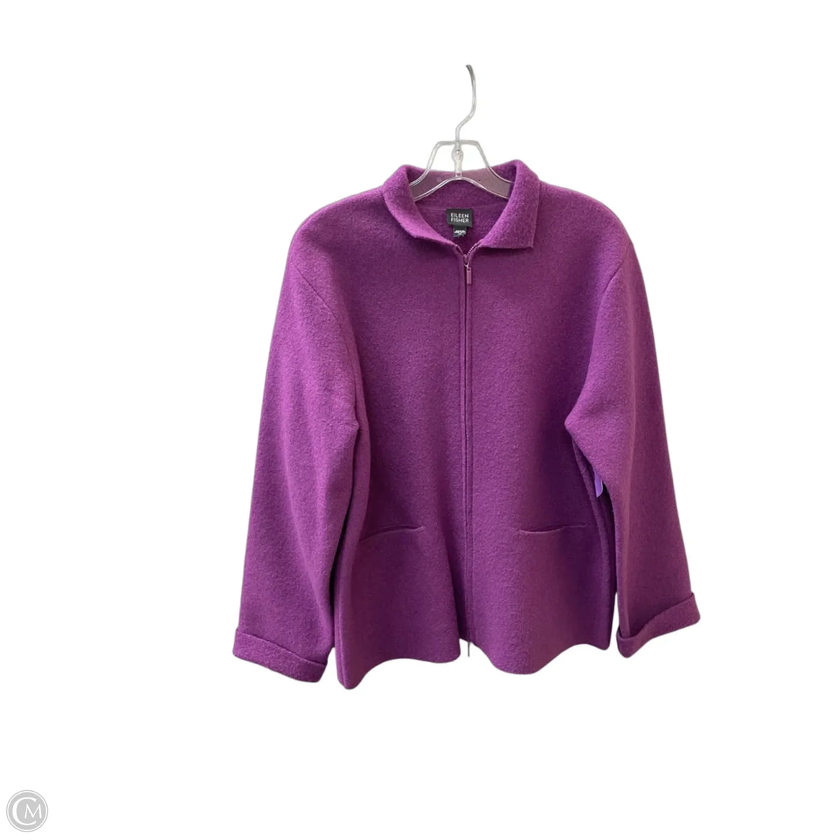 Jacket Other By Eileen Fisher In Purple, Size: M