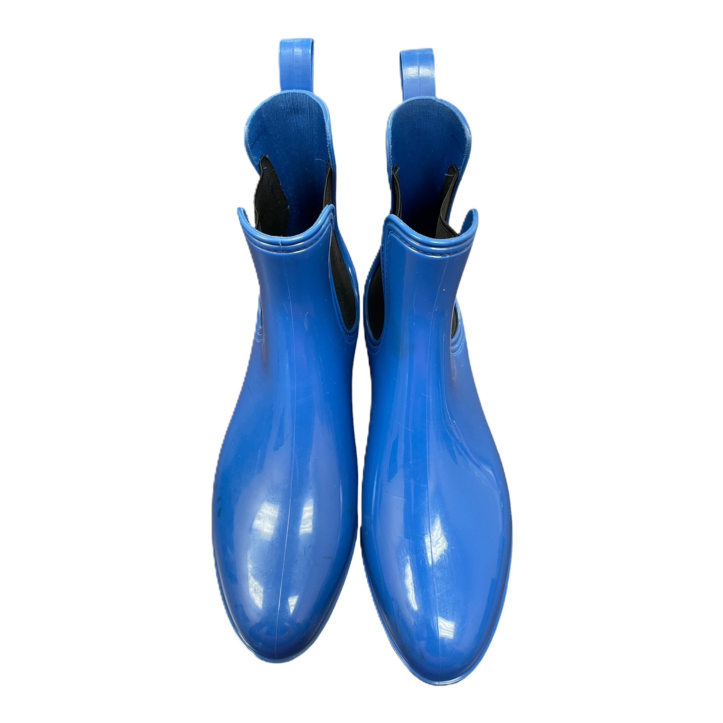 Boots Ankle Flats  In Blue, Size: 10