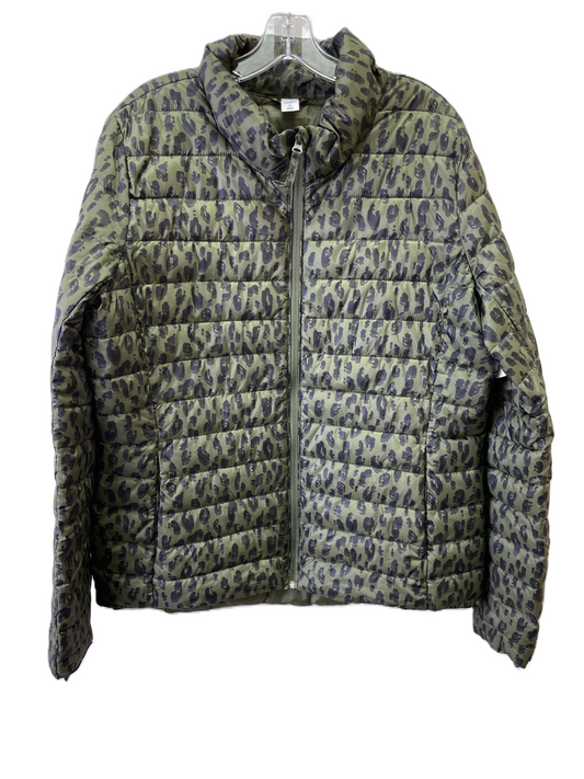 Jacket Puffer & Quilted By Old Navy In Green, Size: L