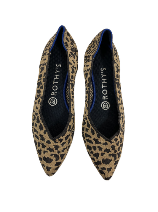 Shoes Flats By Rothys In Animal Print, Size: 5