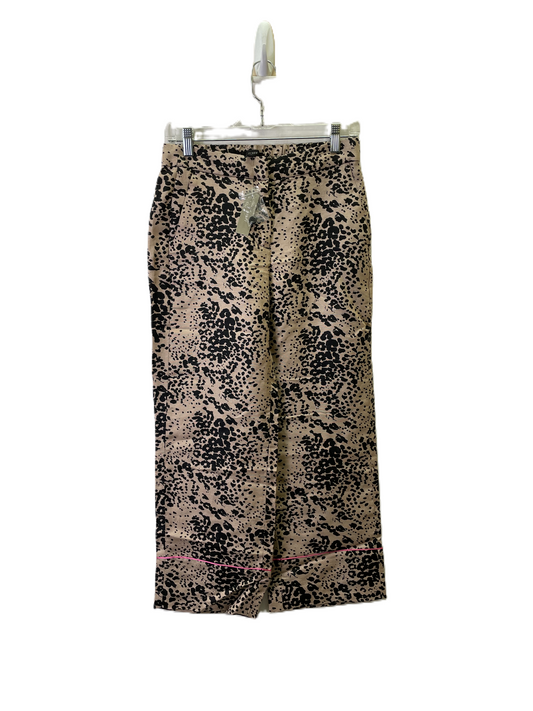 Pants Cropped By J. Crew In Animal Print, Size: S