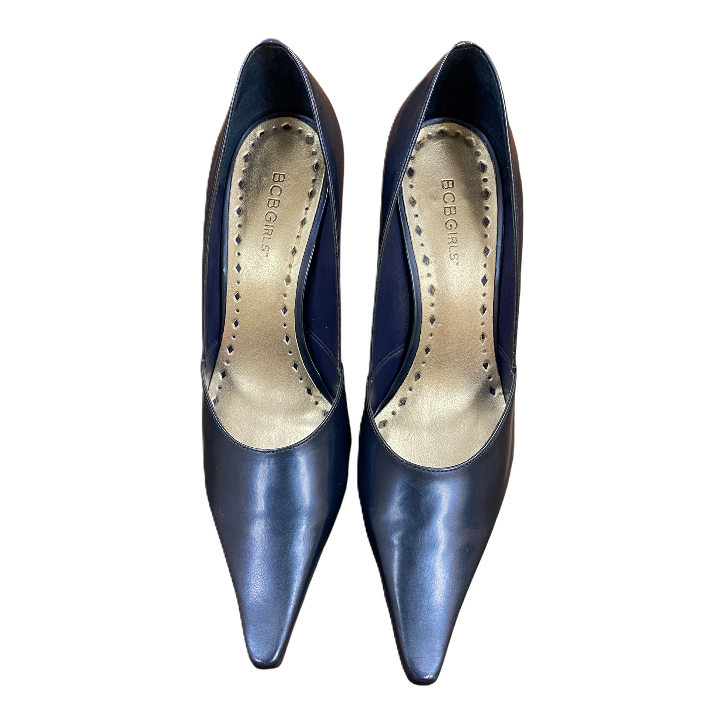 Blue Shoes Heels Stiletto By Bcbg, Size: 10
