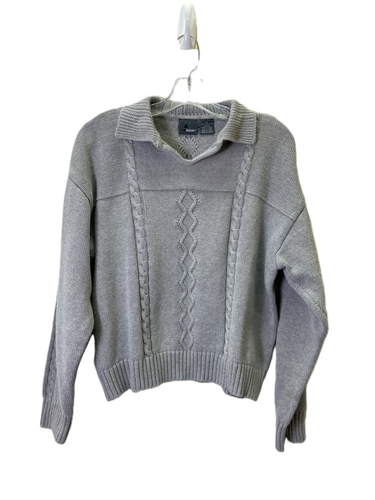 Sweater By Liz Wear In Grey, Size: L