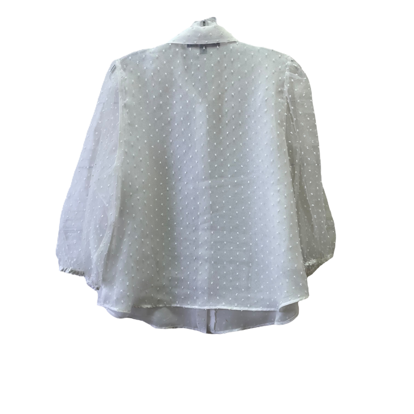 White Blouse Long Sleeve By Marc New York, Size: L