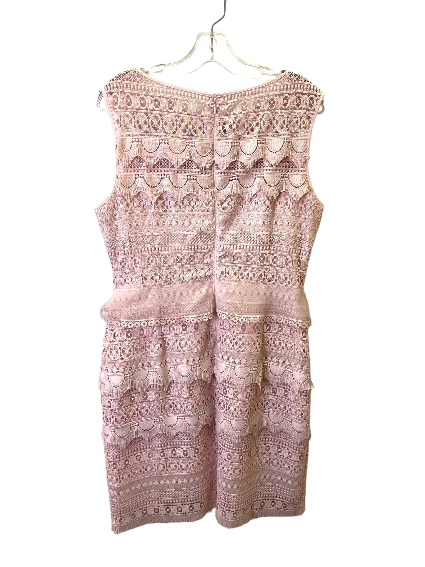 Pink Dress Casual Midi By Alex Marie, Size: 10