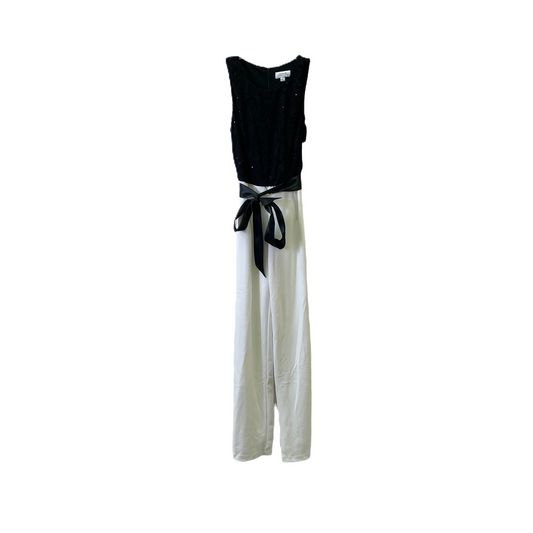 Black & White Jumpsuit By Tahari By Arthur Levine, Size: S