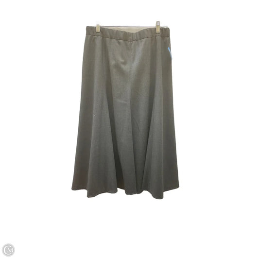 Skirt Designer By Lafayette 148 In Grey, Size: 18