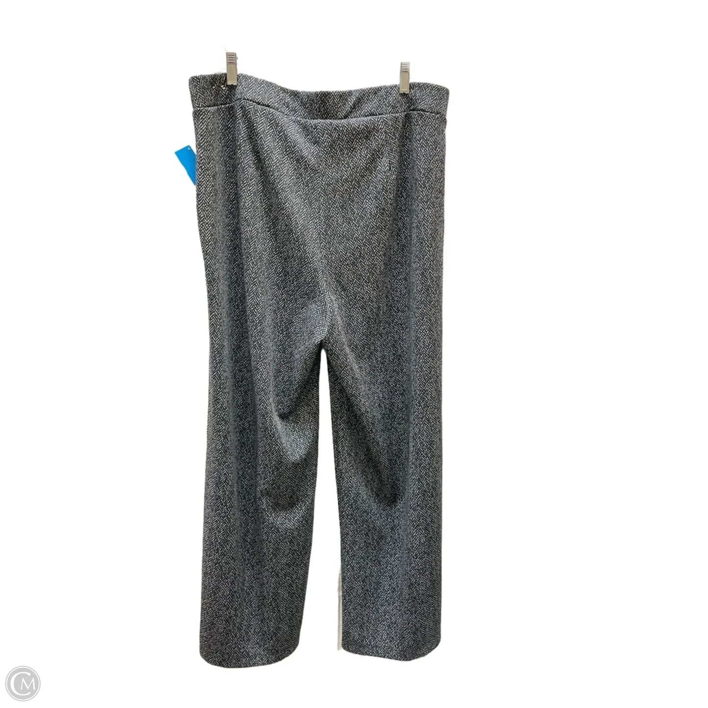 Pants Dress By Ashley Stewart In Black & Grey, Size: 18