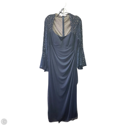 Dress Designer By Xscape In Blue, Size: 16