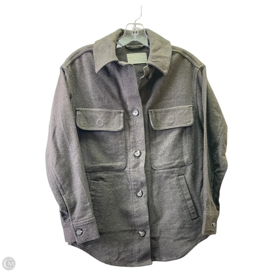 Jacket Shirt By Everlane In Brown, Size: Xs