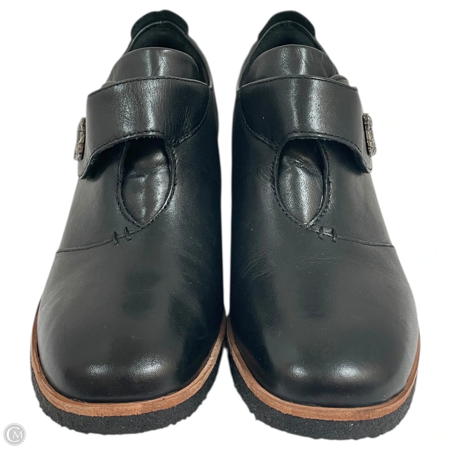 Boots Ankle Heels By Earth In Black, Size: 8.5