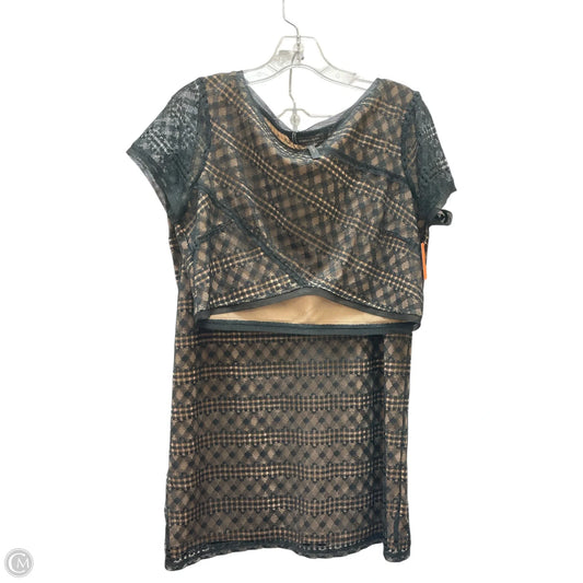 Skirt Set 2pc By Bcbgmaxazria In Black, Size: L