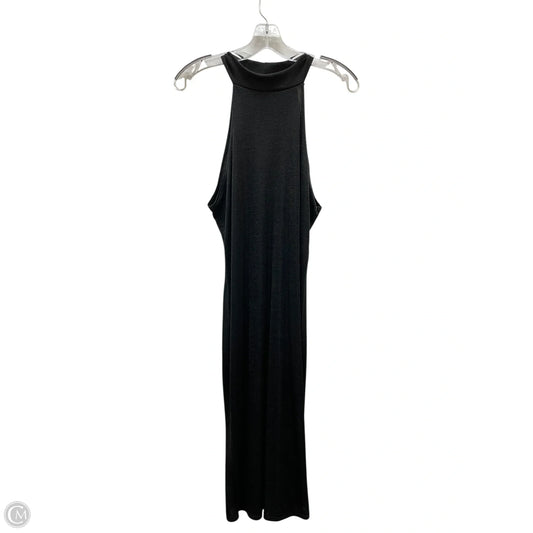 Dress Casual Midi By Boohoo Boutique In Black, Size: 12