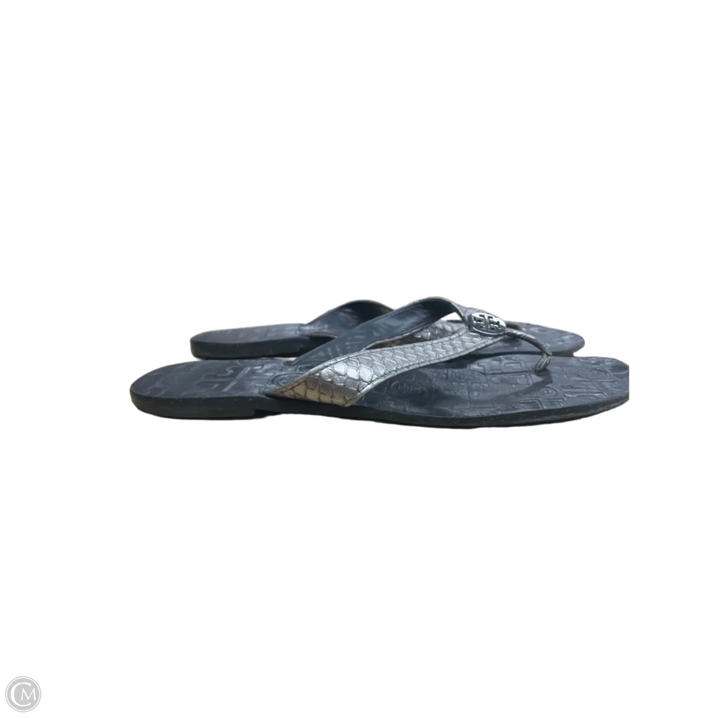 Sandals Designer By Tory Burch In Grey, Size: 8.5