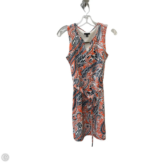 Dress Party Short By Ann Taylor In Blue & Orange, Size: Xs