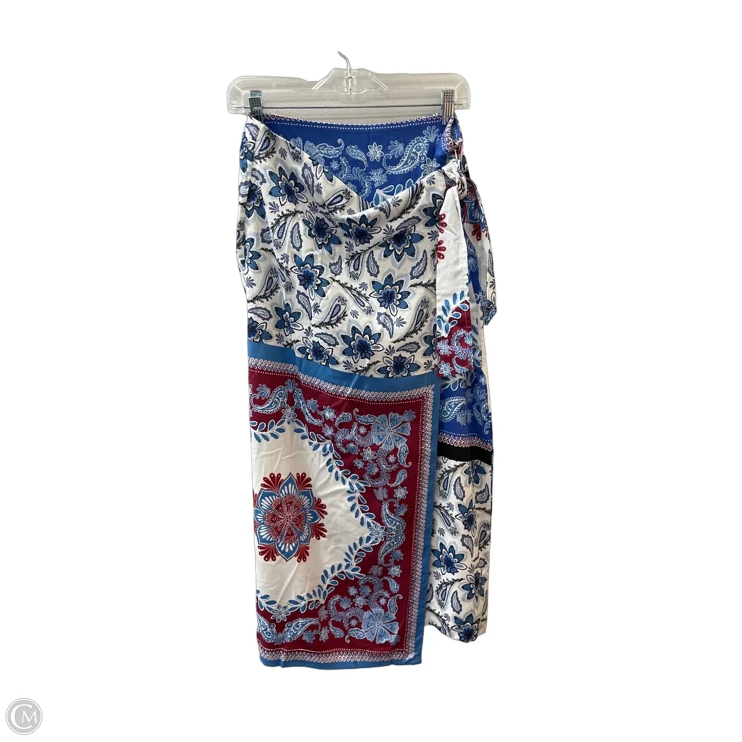 Skirt Midi By Loft In Blue, Size: 6