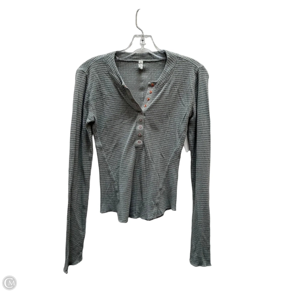 Top Long Sleeve By Free People In Grey, Size: S