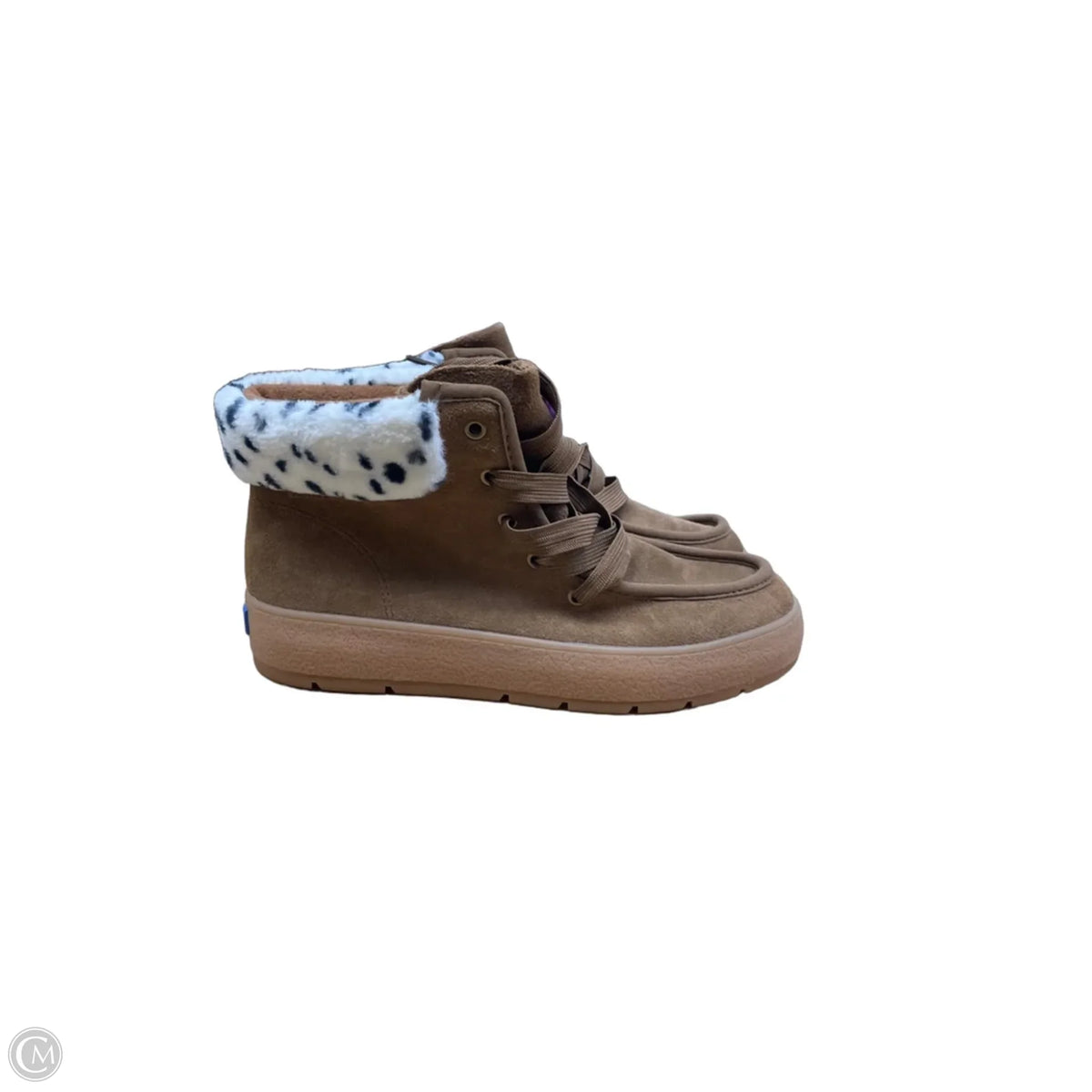 Boots Ankle Flats By Keds In Beige, Size: 8