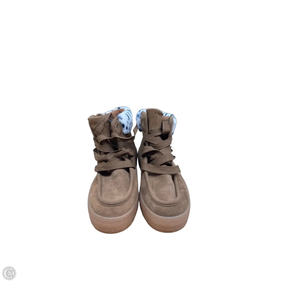 Boots Ankle Flats By Keds In Beige, Size: 8