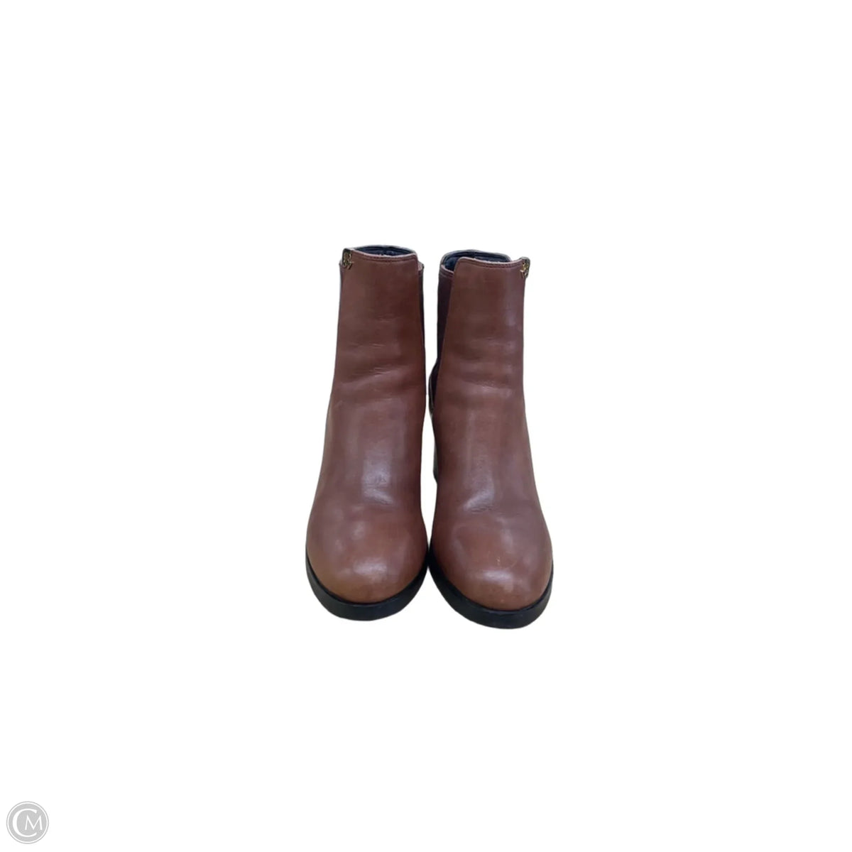 Boots Designer By Tory Burch In Brown, Size: 8