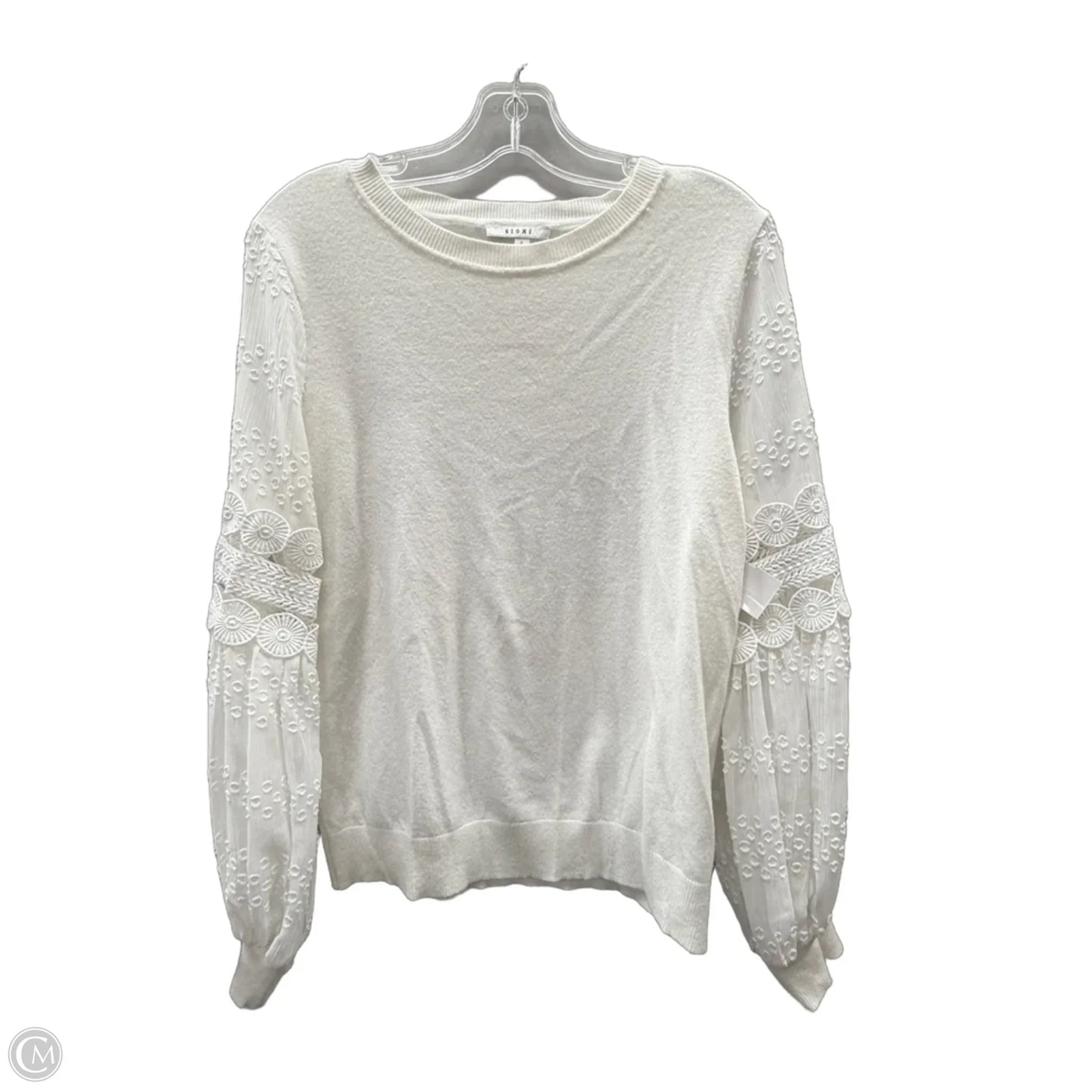 Sweater By Sioni In White, Size: S