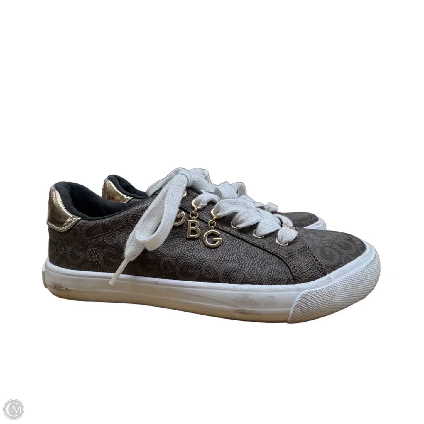 Shoes Athletic By Guess In Brown, Size: 8