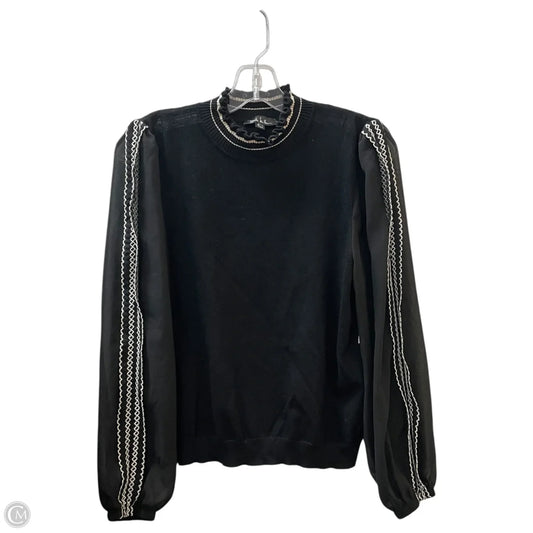 Sweater By Nicole By Nicole Miller In Black, Size: M