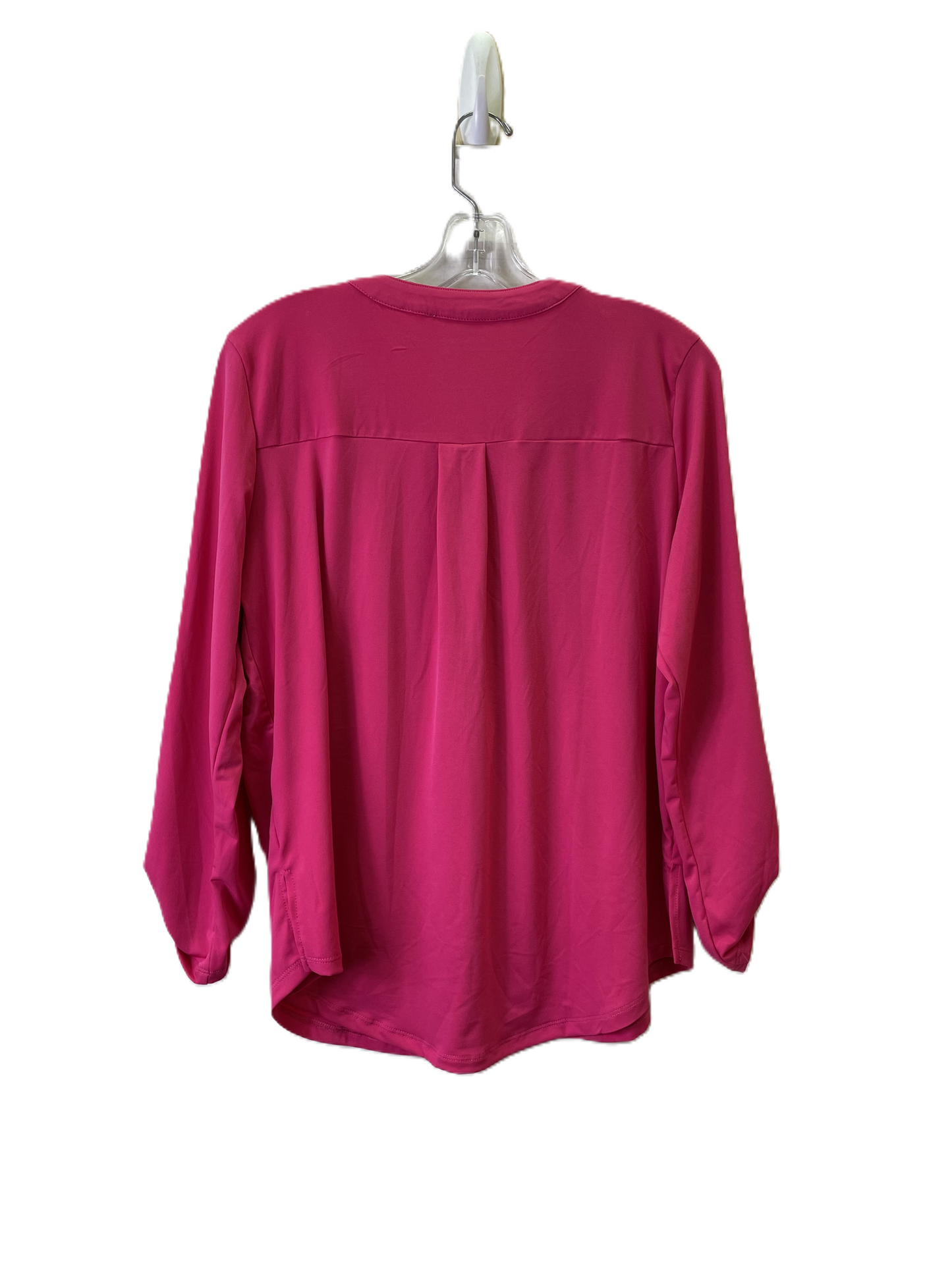 Top Long Sleeve By Michael By Michael Kors In Pink, Size: L