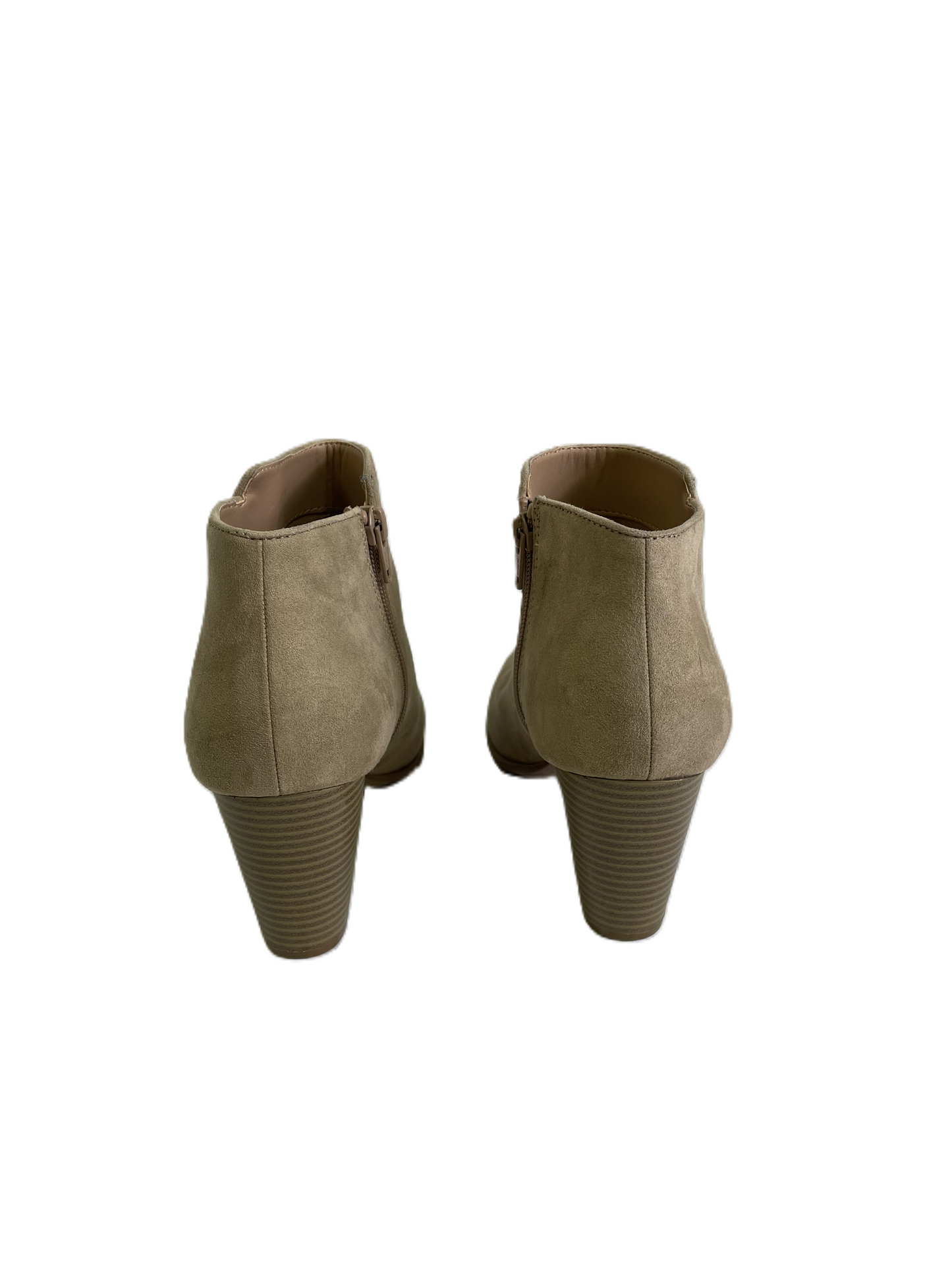 Boots Ankle Heels By Old Navy In Tan, Size: 9