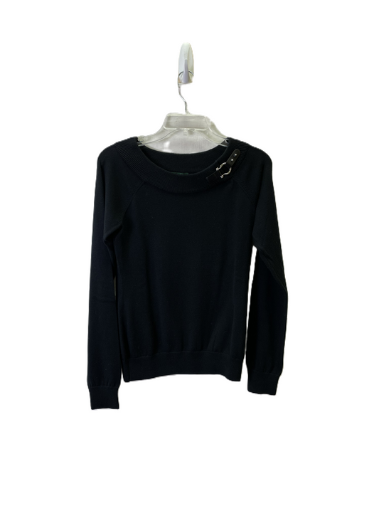 Sweater By Lauren By Ralph Lauren In Black, Size: S