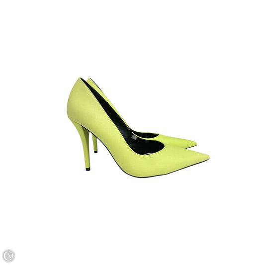 Shoes Heels Kitten By Zara In Green, Size: 8.5