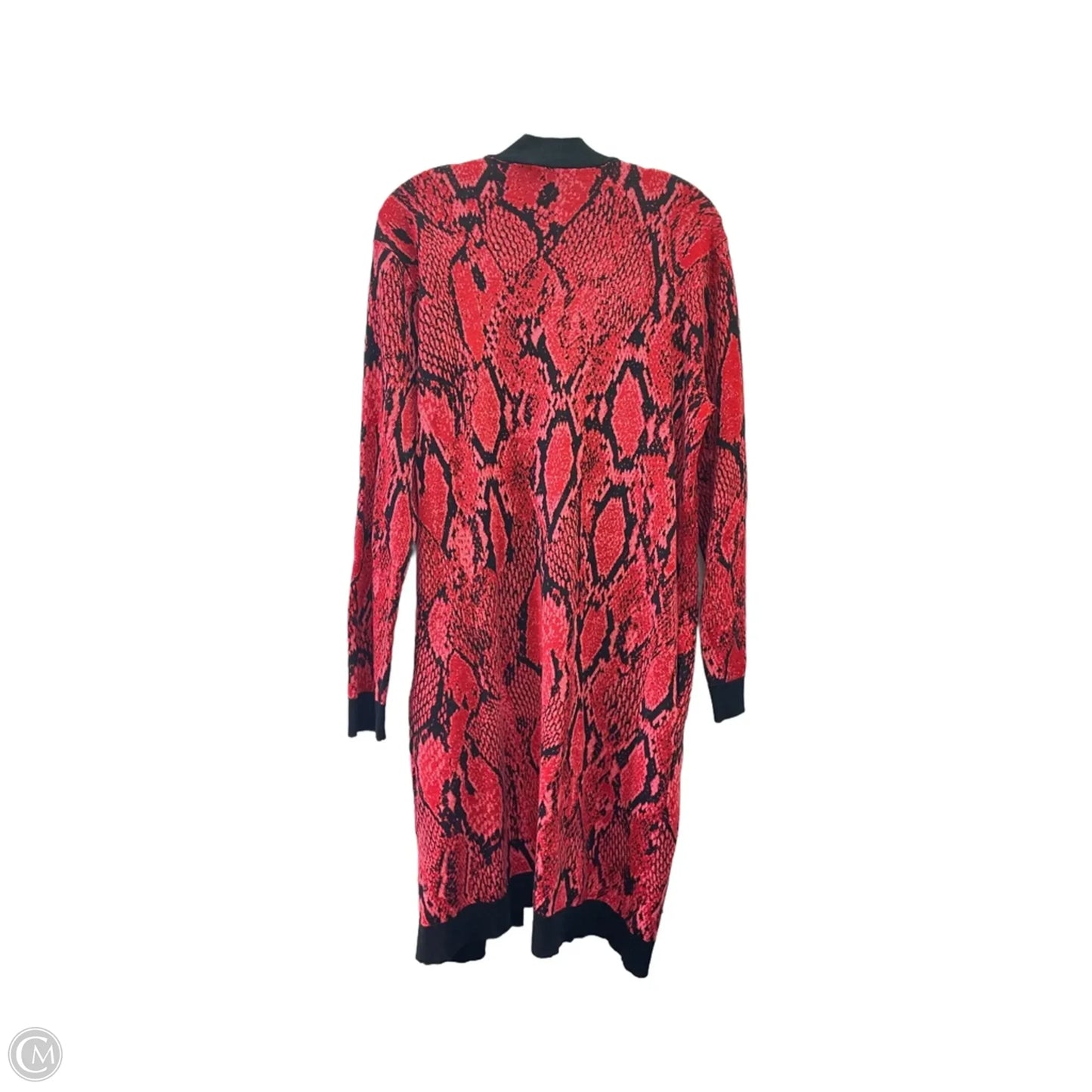 Cardigan By New York And Co In Black & Red, Size: L