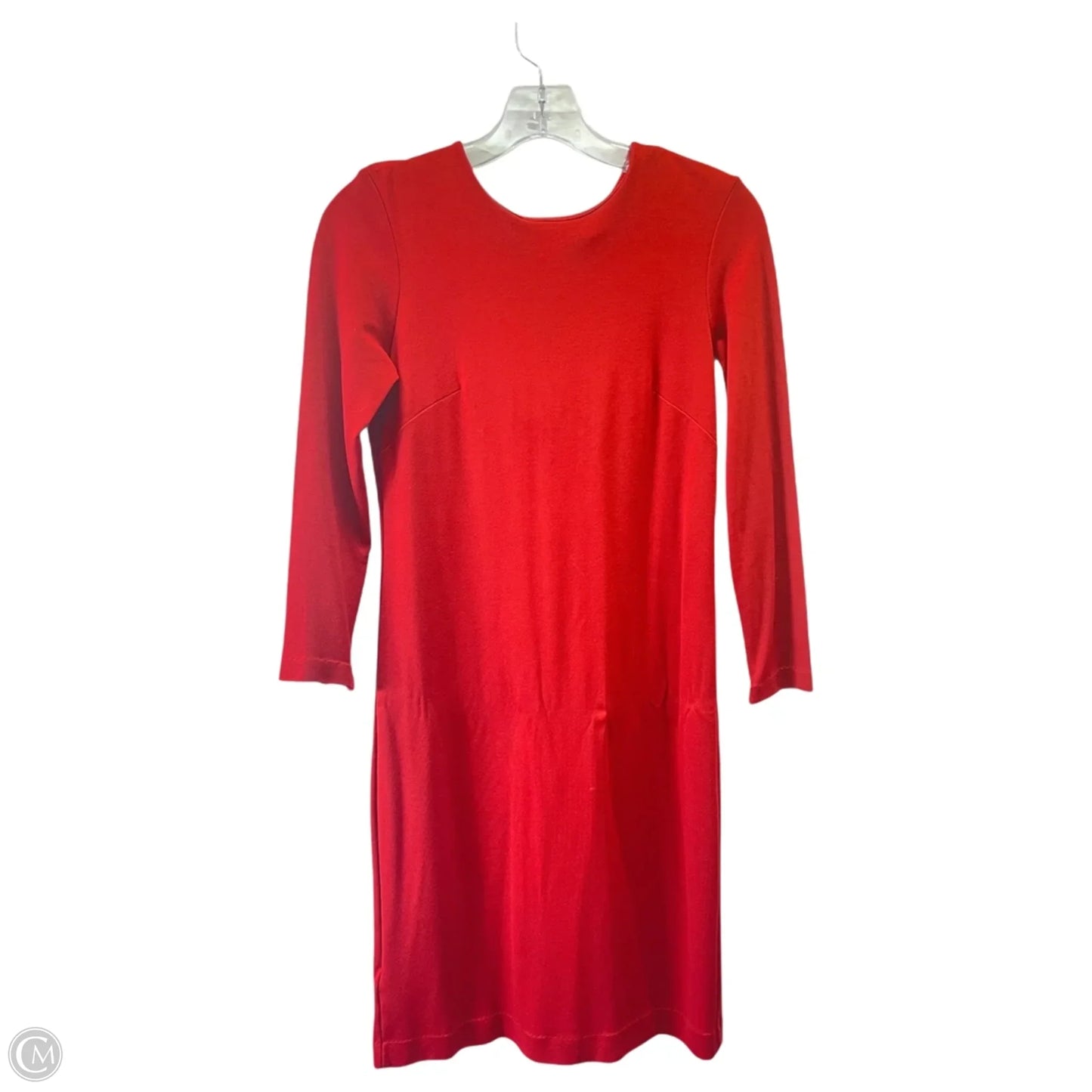 Dress Casual Midi By Ann Taylor In Red, Size: Sp