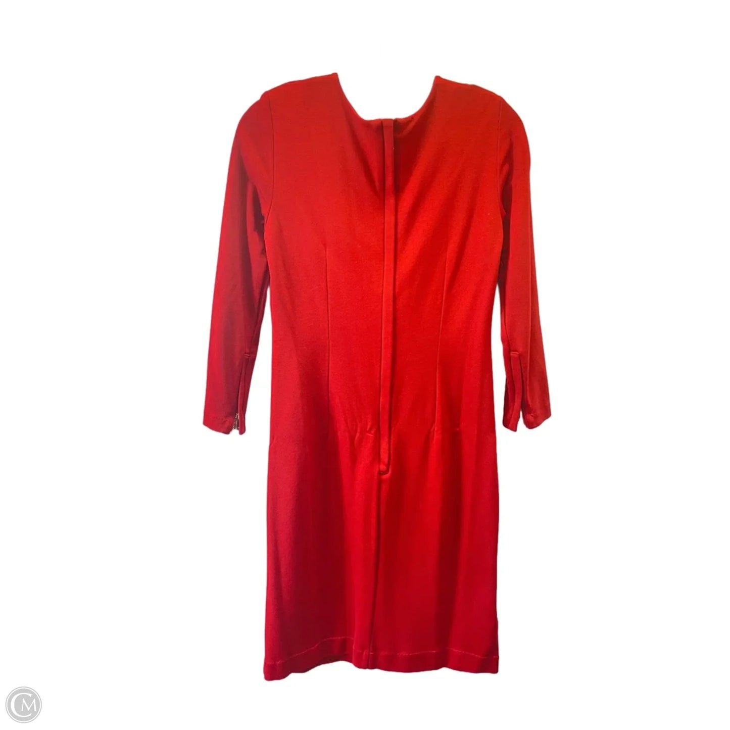 Dress Casual Midi By Ann Taylor In Red, Size: Sp