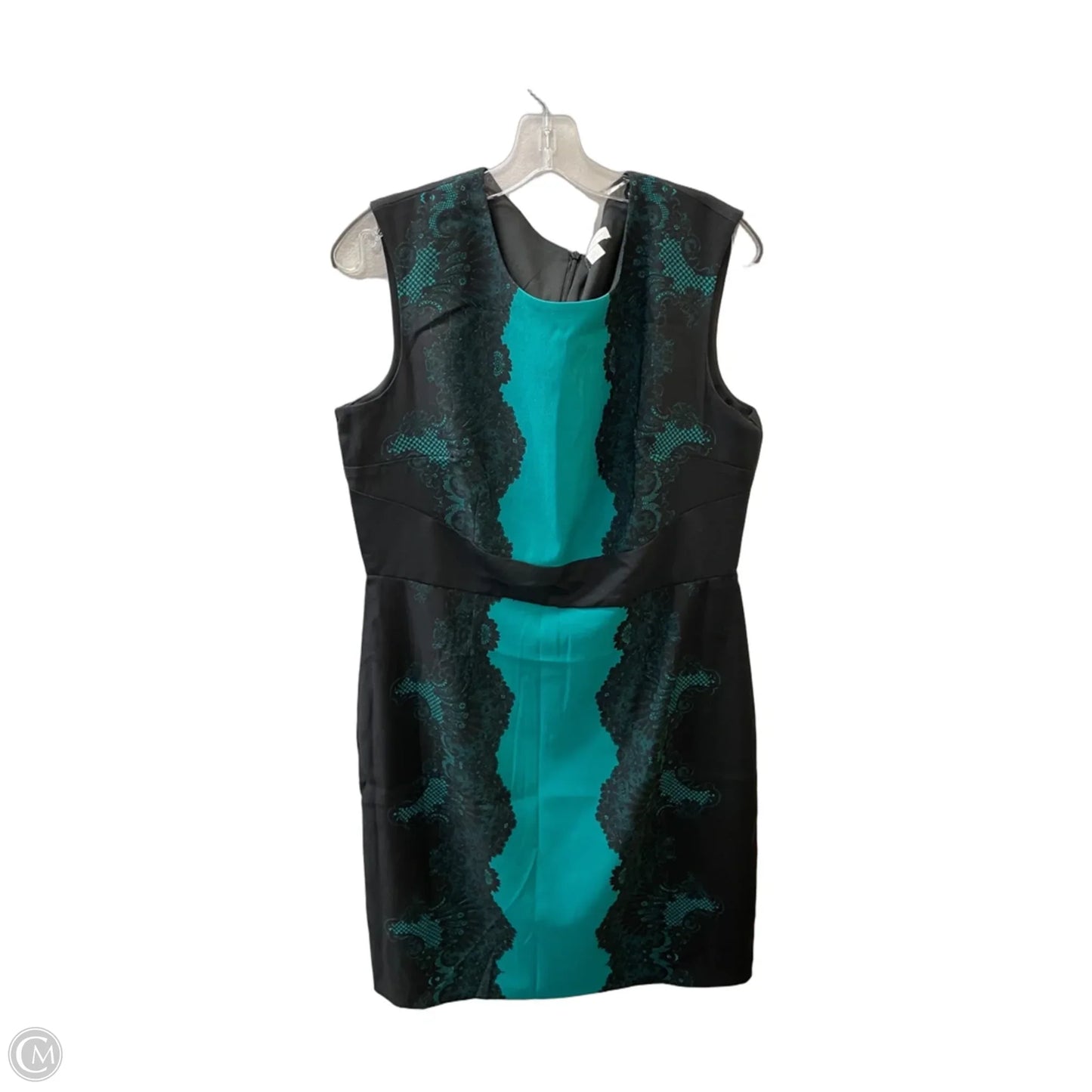 Dress Work By New York And Co In Black & Green, Size: L