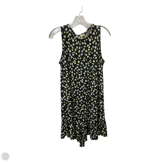 Dress Casual Short By Michael By Michael Kors In Black & Yellow, Size: M