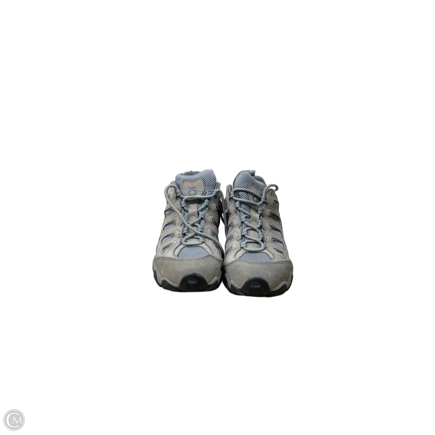 Shoes Hiking By OBOZ In Grey & Tan, Size: 8.5