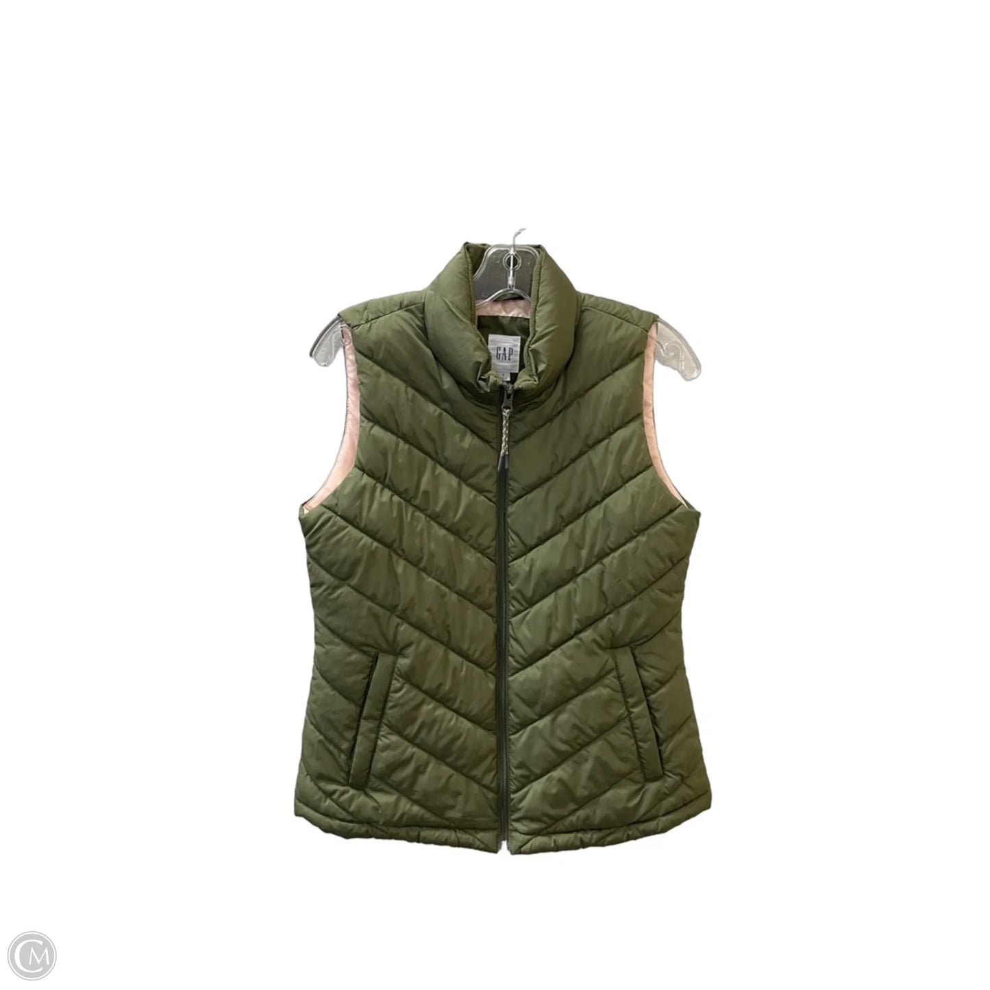 Vest Puffer & Quilted By Gap In Green, Size: S