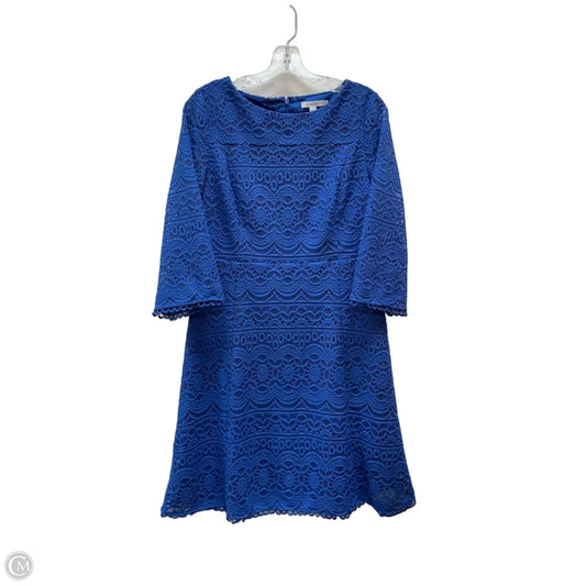Dress Party Midi By Chicos In Blue, Size: S