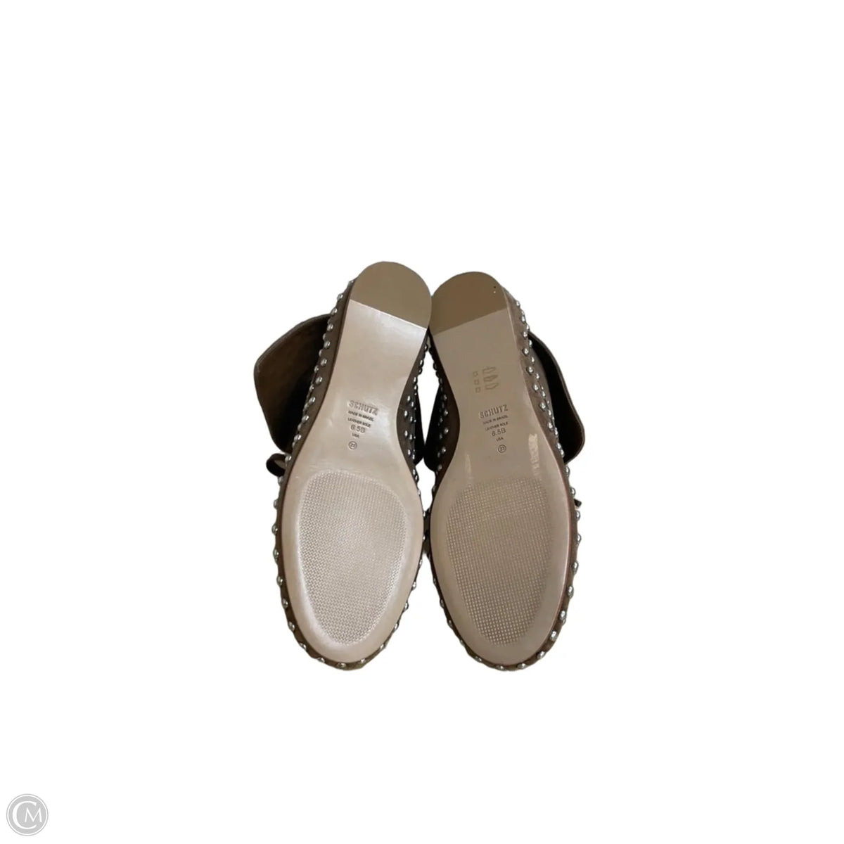 Boots Ankle Flats By Schutz In Brown, Size: 6.5