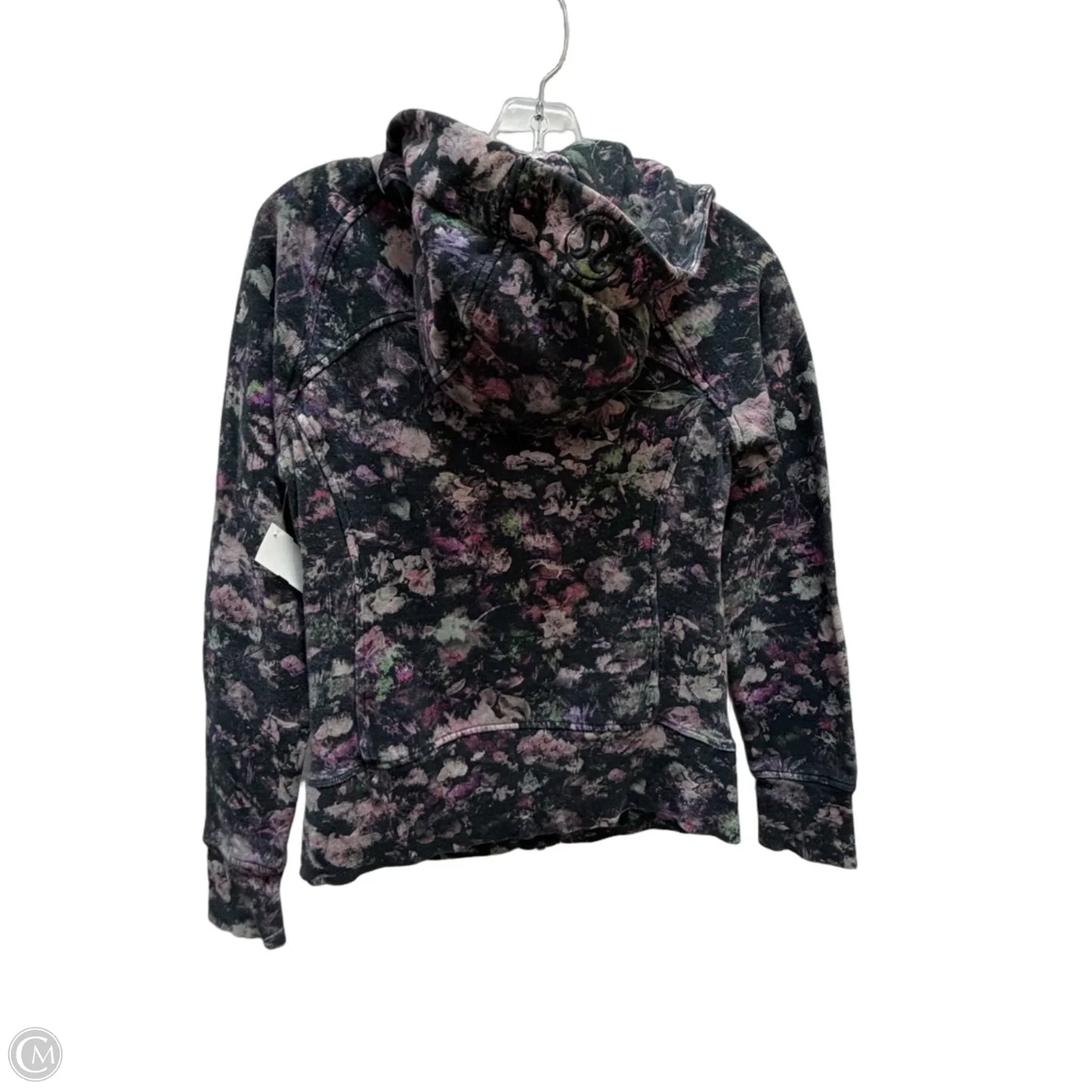 Athletic Jacket By Lululemon In Floral Print, Size: S