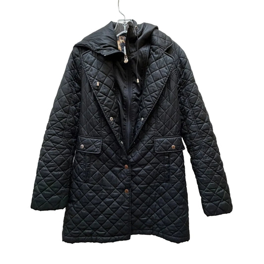 Coat Puffer & Quilted By Laundry In Black, Size: M