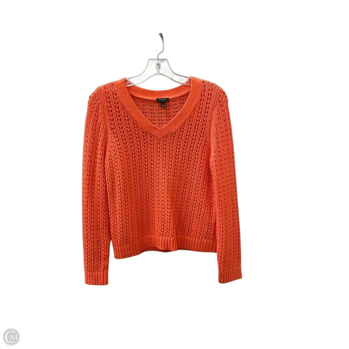 Sweater By Talbots In Coral, Size: Sp