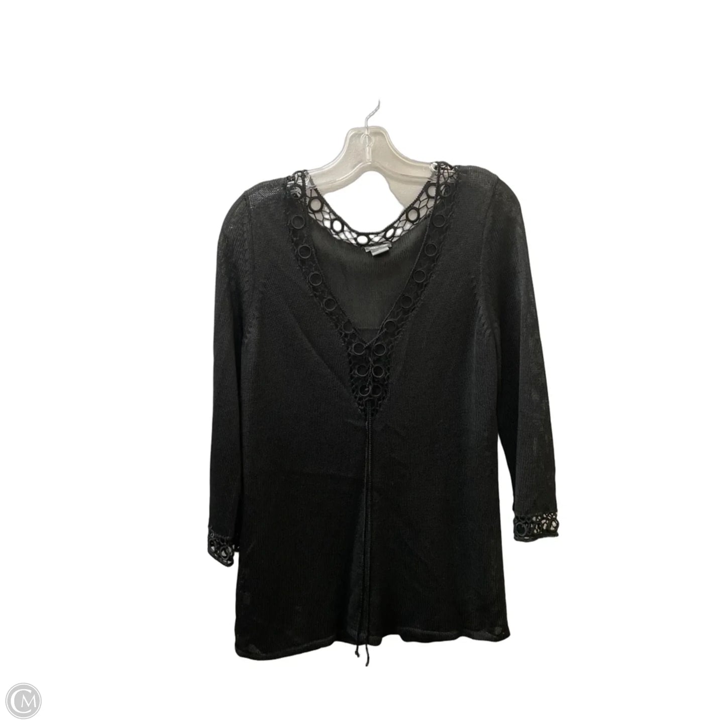 Sweater By Ann Taylor In Black, Size: M