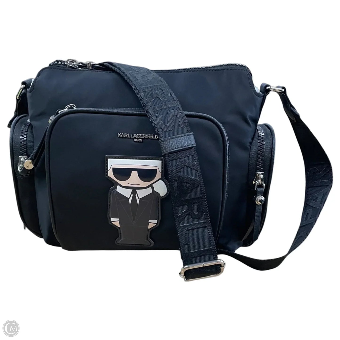 Crossbody Designer By Karl Lagerfeld, Size: Medium