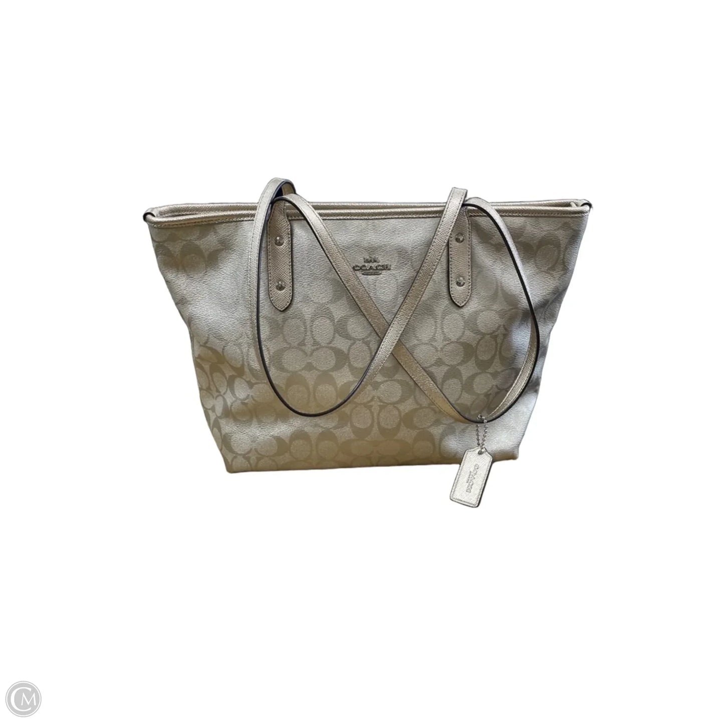 Tote Designer By Coach, Size: Large