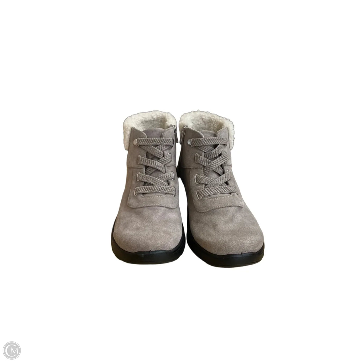 Boots Ankle Flats By Bzees In Taupe, Size: 9