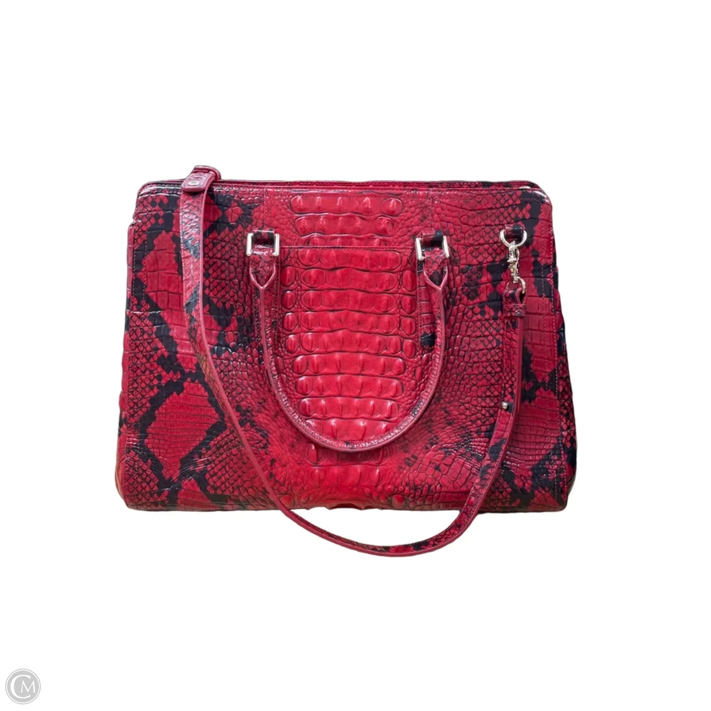 Handbag Designer By Brahmin, Size: Large