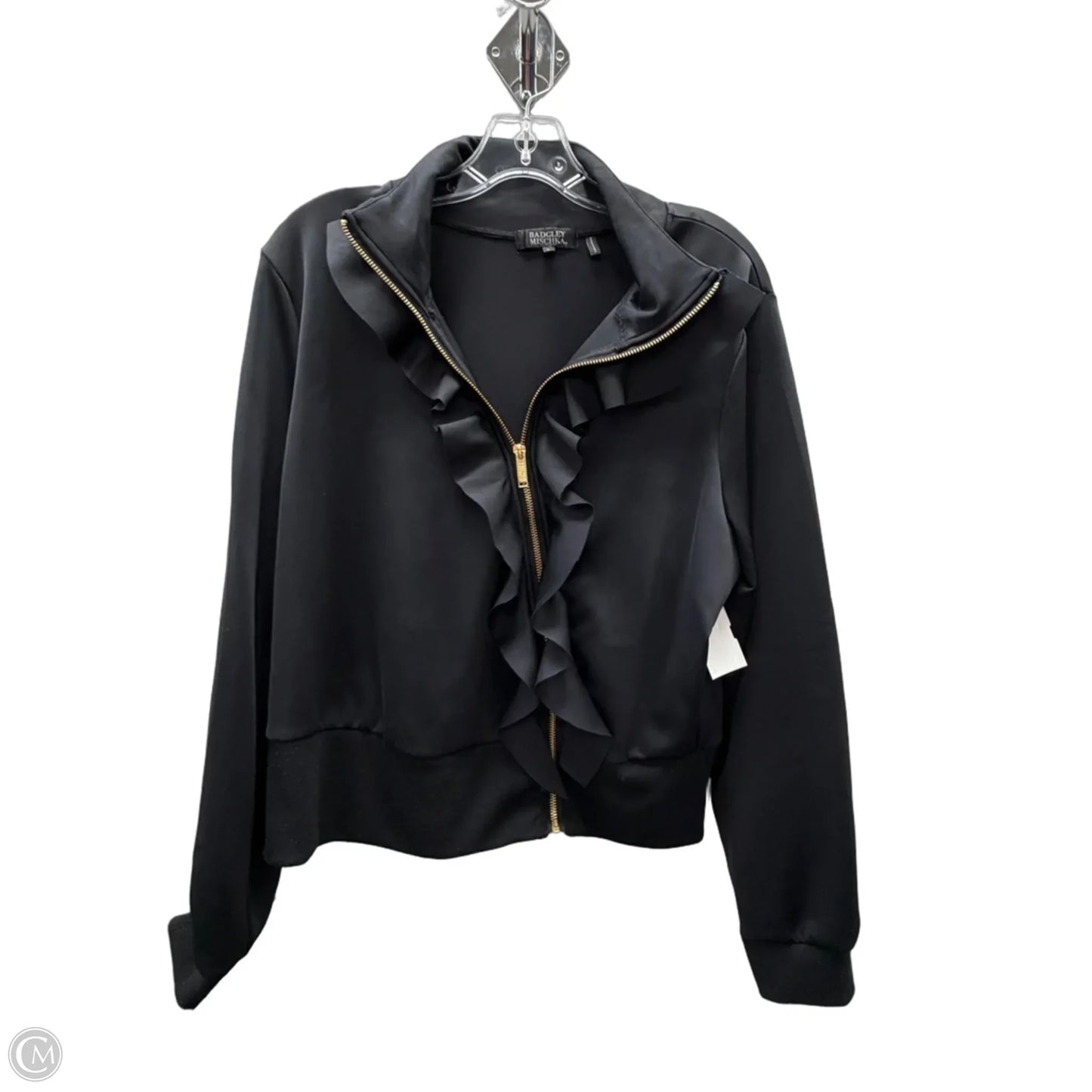 Jacket Other By Badgley Mischka In Black, Size: L